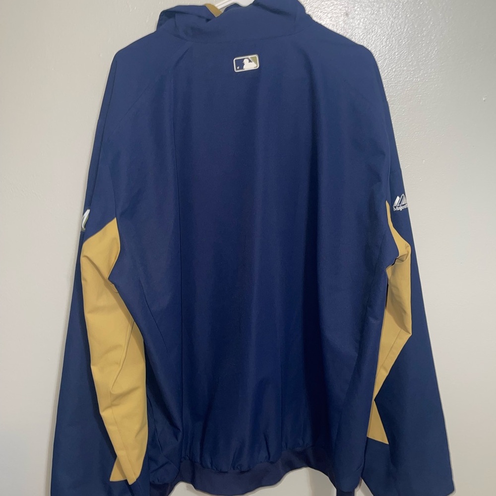 Milwaukee Brewers Majestic Therma Base Jacket Size XL
